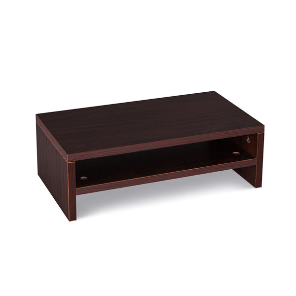 Latitude Run Gildan Computer Riser 2 Tier Wood Monitor Stand Wayfair