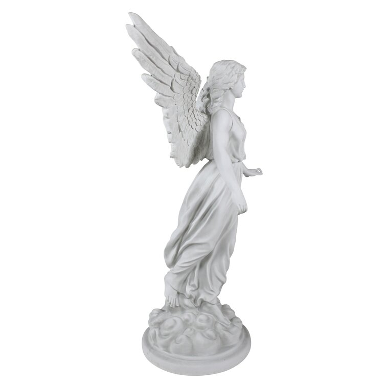 特別セール品】 雑貨・インテリア・贈り物（プレゼント）・ファッションのお店 Design Toscano Angel of Patience  Statue, Large, 37 Inch, Polyresin, Antique Stone【並行輸入品】 - インテリア雑貨 -  www.zkteco.com.gt