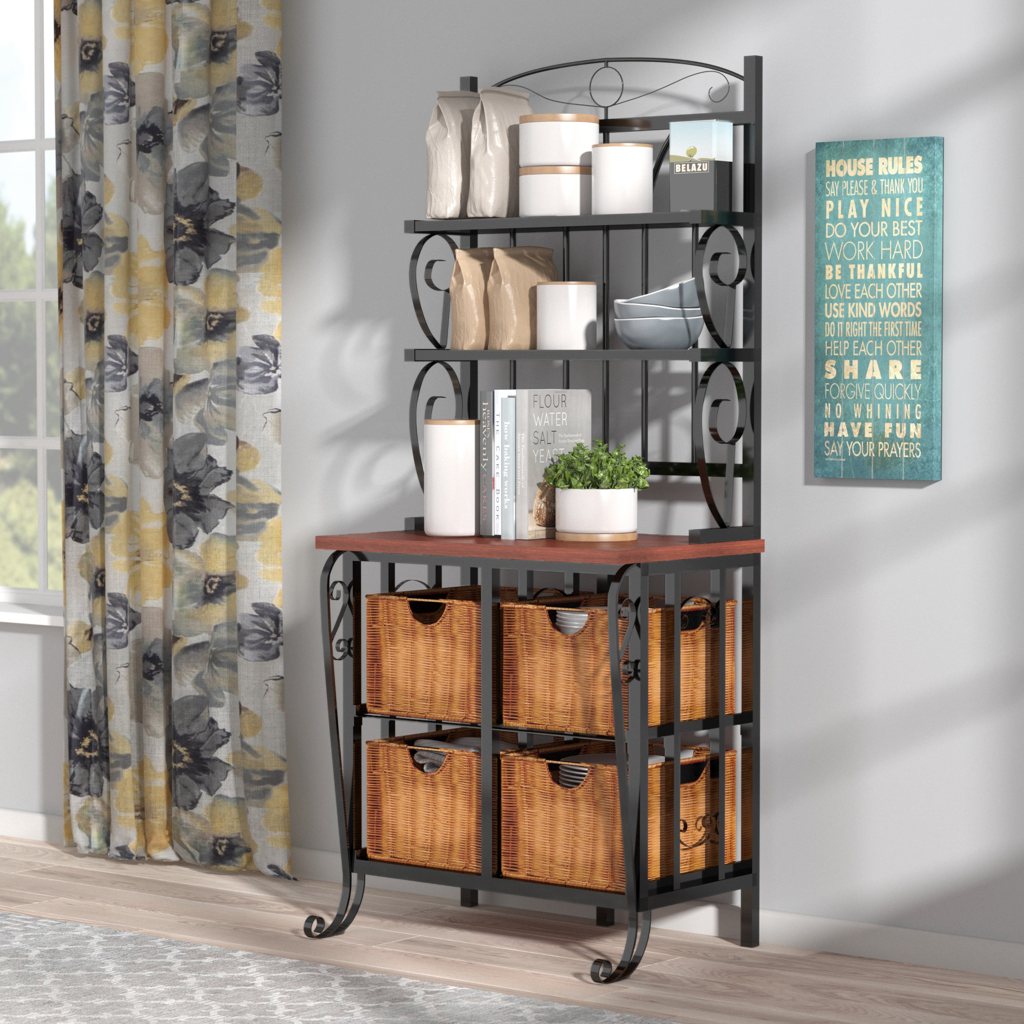 Wayfair Red Barrel Studio Lineage Steel Baker S Rack