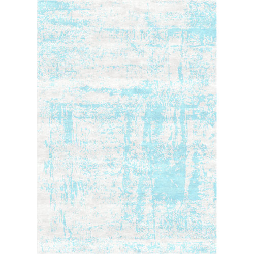 Bloomsbury Market Faunsdale Handloom Ivory Cruise Blue Area Rug Wayfair