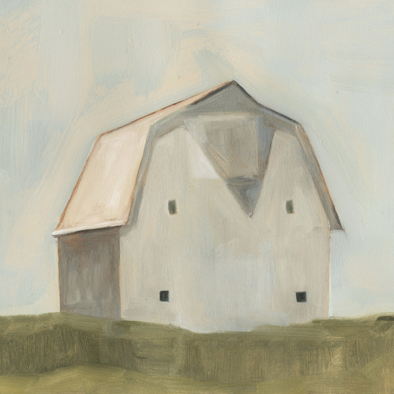 Serene Barn Ii Wrapped Canvas Painting On Canvas Joss Main