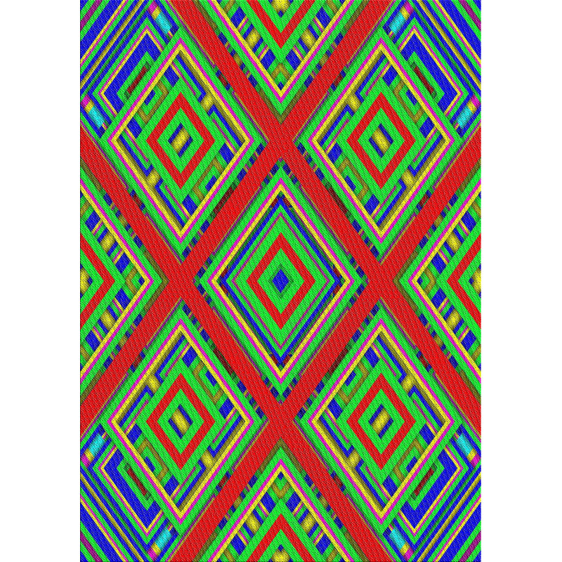 East Urban Home Power Loom Green Red Rug Wayfair