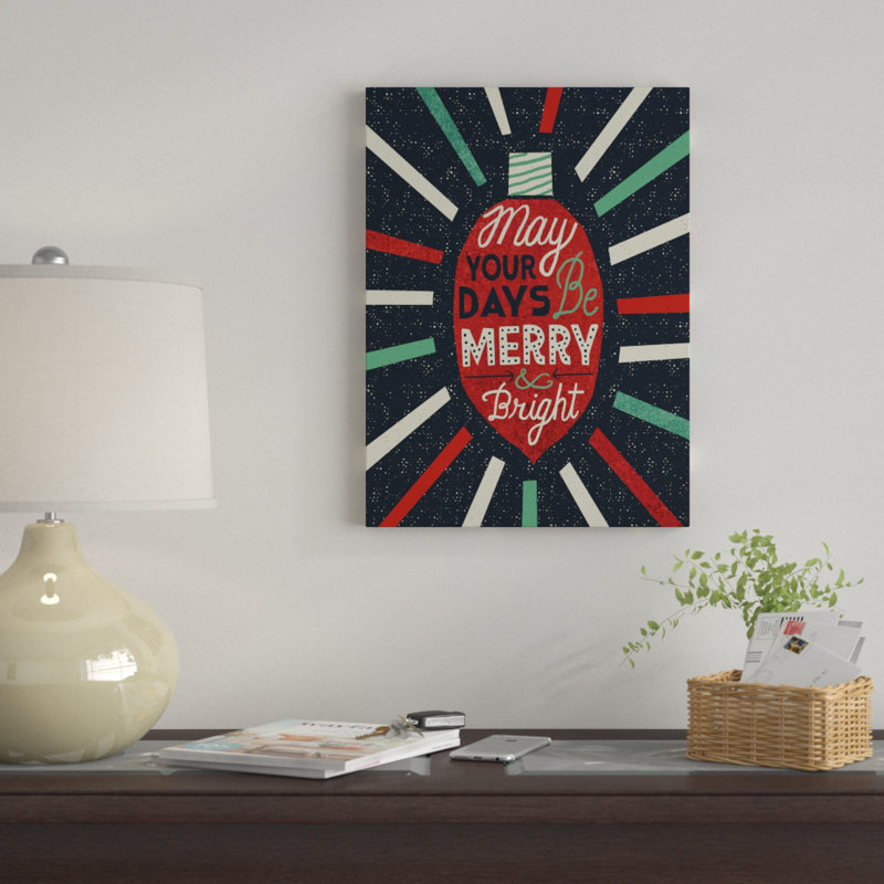 The Holiday Aisle Festive Holiday Light Bulb Merry And Bright