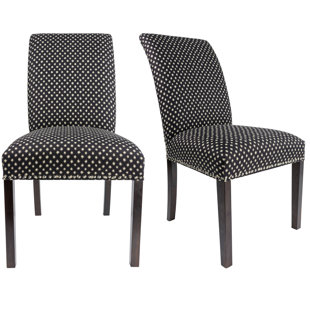 Go to store & view more images Darby Home Co Francesca Curve Back Upholstered Parsons Chair (Set of 2)