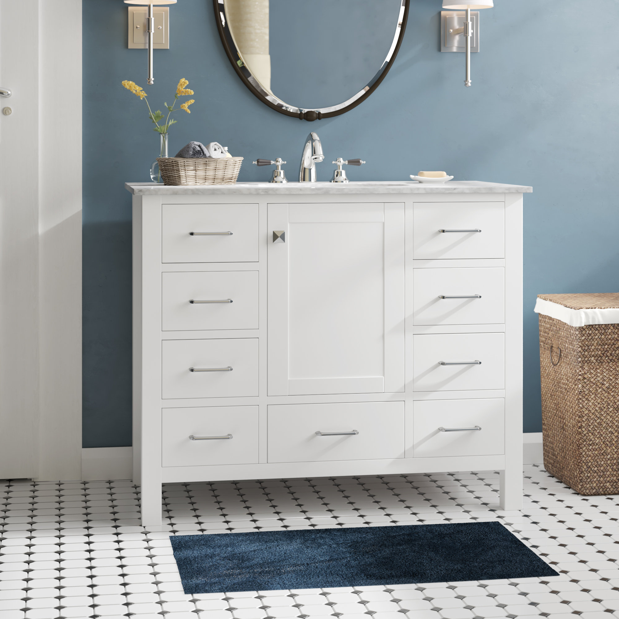 Three Posts Aneira 42 Single Bathroom Vanity Set Reviews Wayfair Single Bathroom Vanity Set