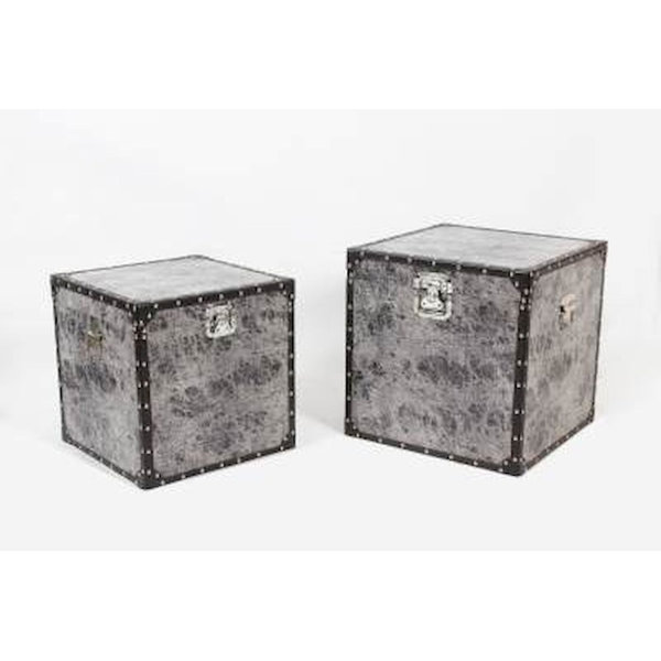 Williston Forge Windham 2 Piece Camp Trunk Or Footlocker Set Wayfair
