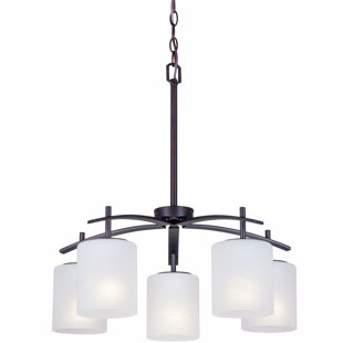 Go to store & view more images Mcraney 5-Light Shaded Chandelier by Ebern Designs