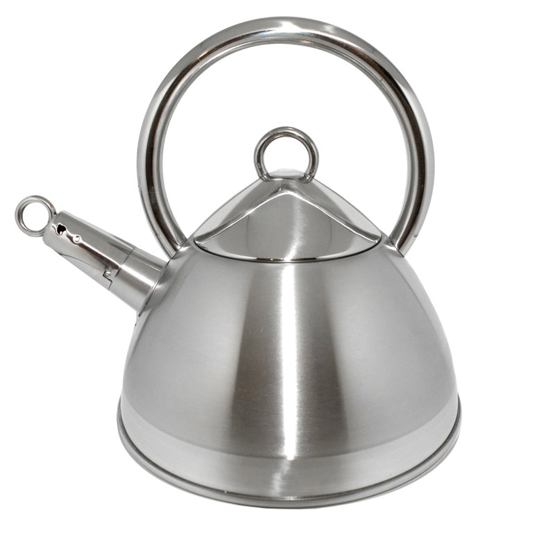 Cuisinox 2 4 Qt Stainless Steel Whistling Stovetop Kettle Reviews Wayfair