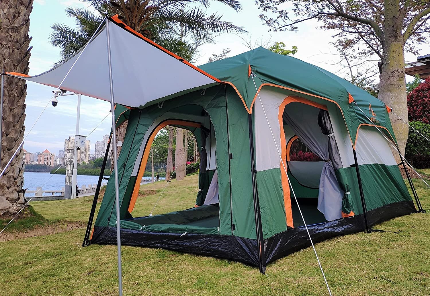 onvergeeflijk boog Kalmte c&g outdoors Funes Double Layer Large Tent 6 People Tent | Wayfair