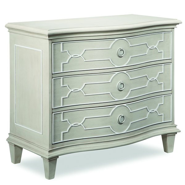 Astoria Grand Clevinger 3 Drawer Nightstand Reviews Wayfair