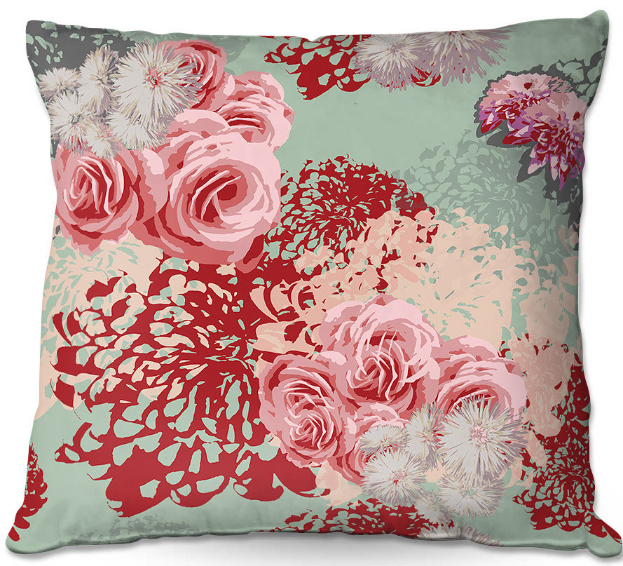 mint throw pillow
