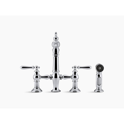 Artifacts® Bridge Faucet with Side Spray
