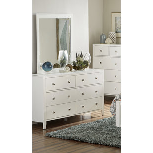 Go to store & view more images Viv + Rae Granville 6 Drawer Double Dresser with Mirror