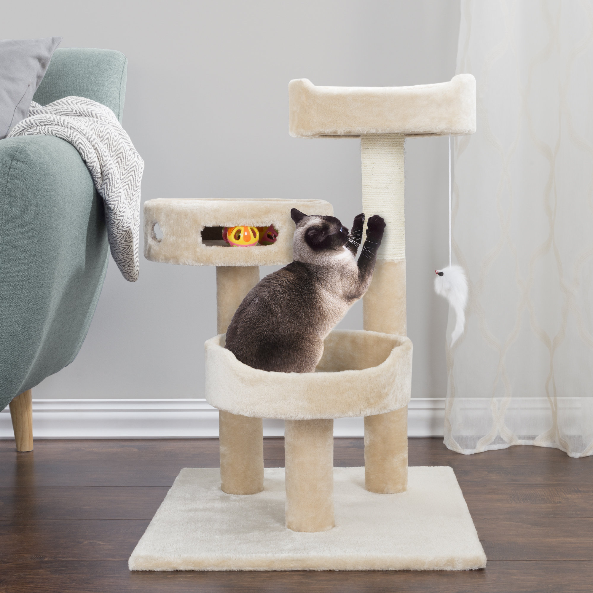 2 tier cat tree