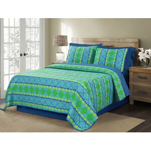 Trenza Reversible Quilt Set