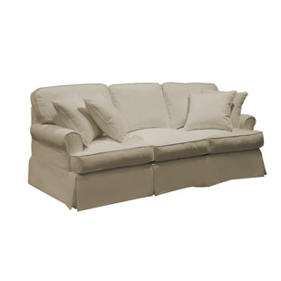 Telluride T-Cushion Sofa Slipcover by Laurel Foundry Modern Farmhouse Looking for