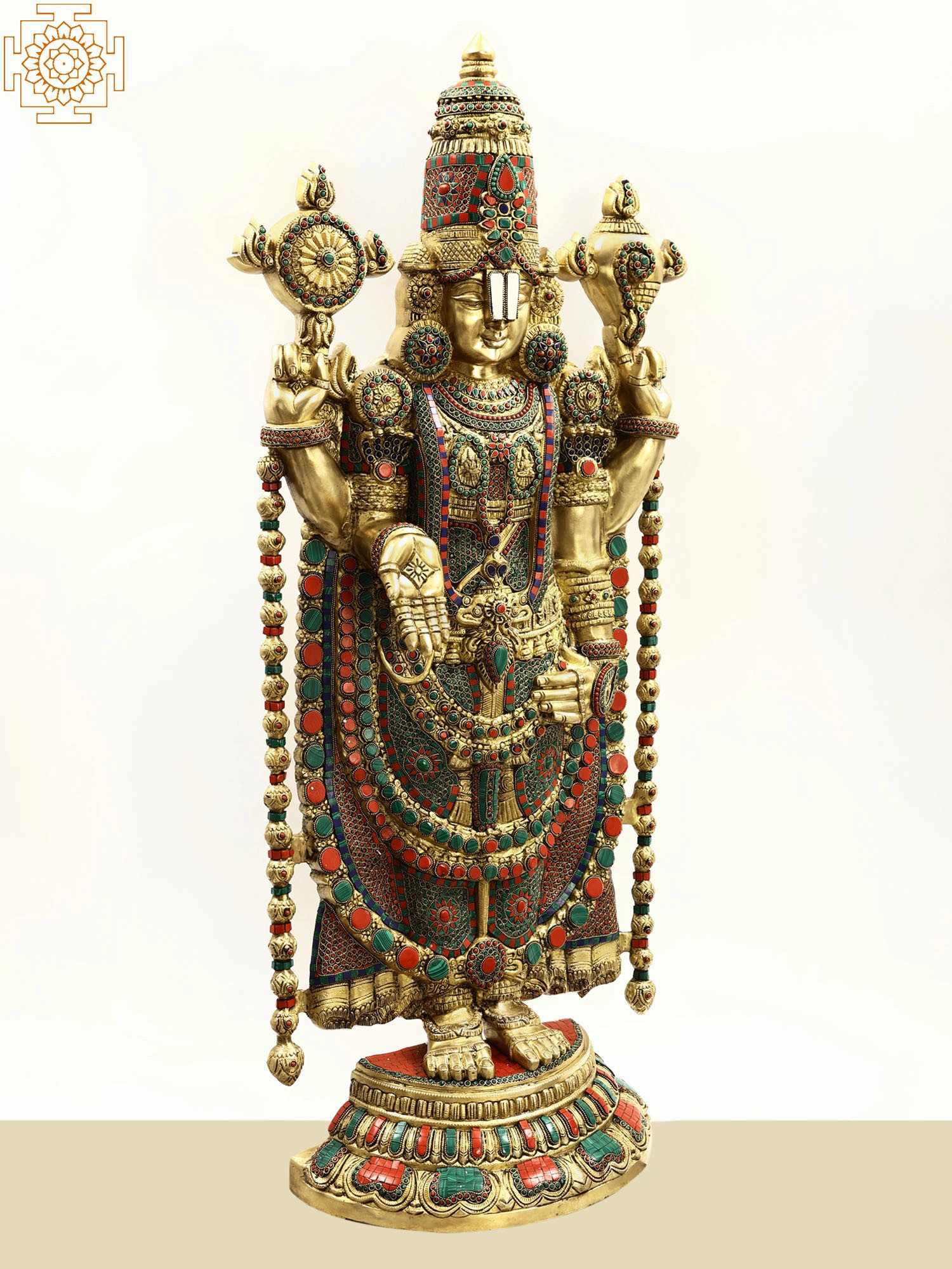 Exotic India Lord Venkateshwara Statue | Wayfair