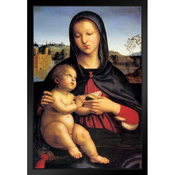 Botticelli The Virgin And Child The Madonna Of The Book Canvas Art Print Poster