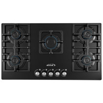 glass top gas stove 5 burner
