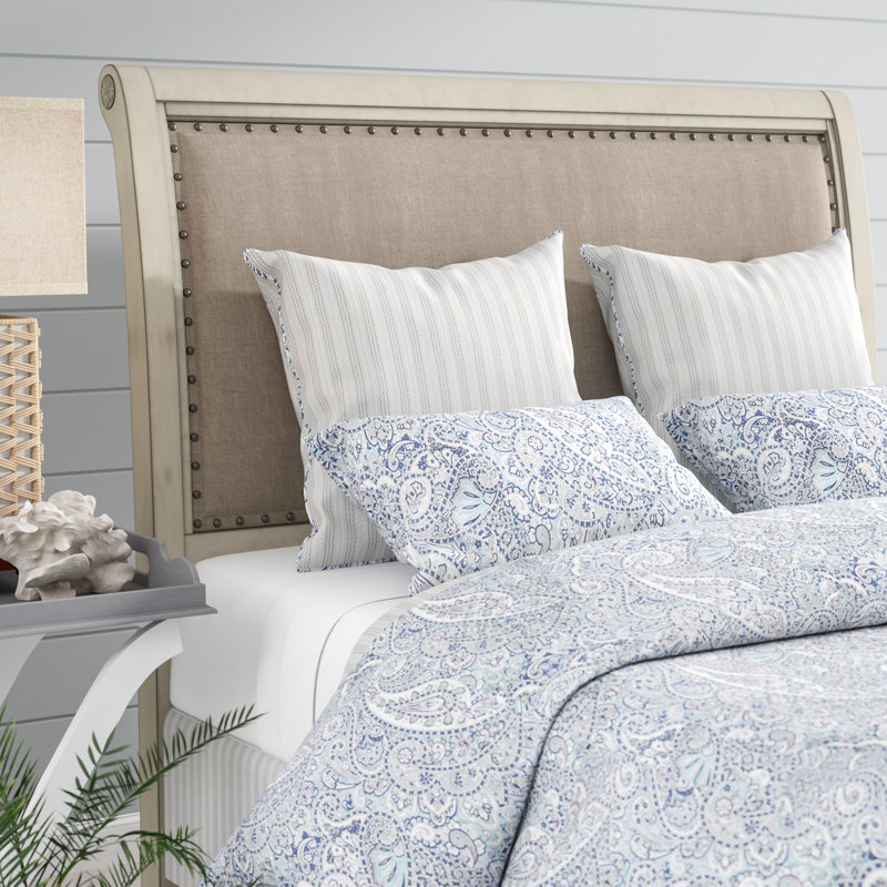 Beachcrest Home Waverley Upholstered Sleigh Headboard & Reviews Wayfair