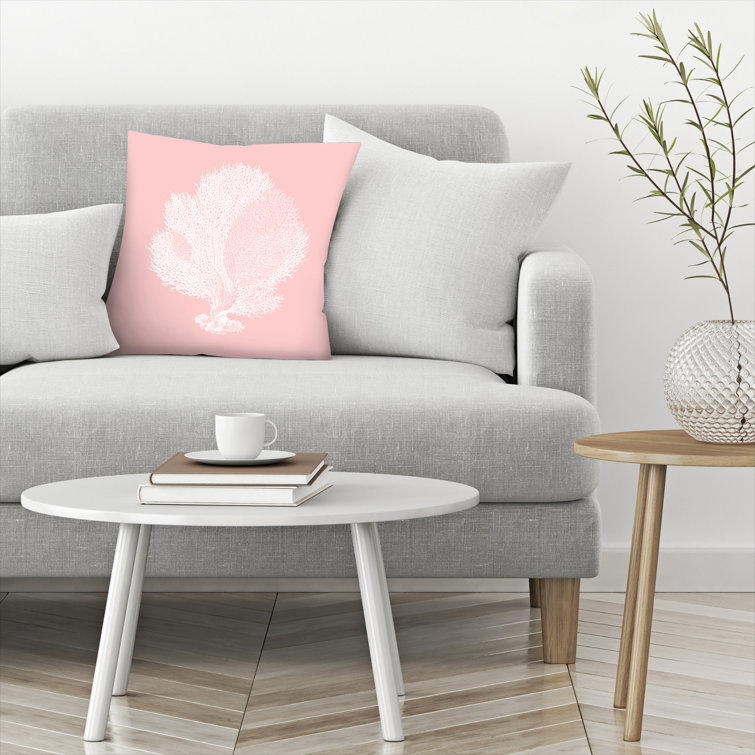 coral throw pillows wayfair