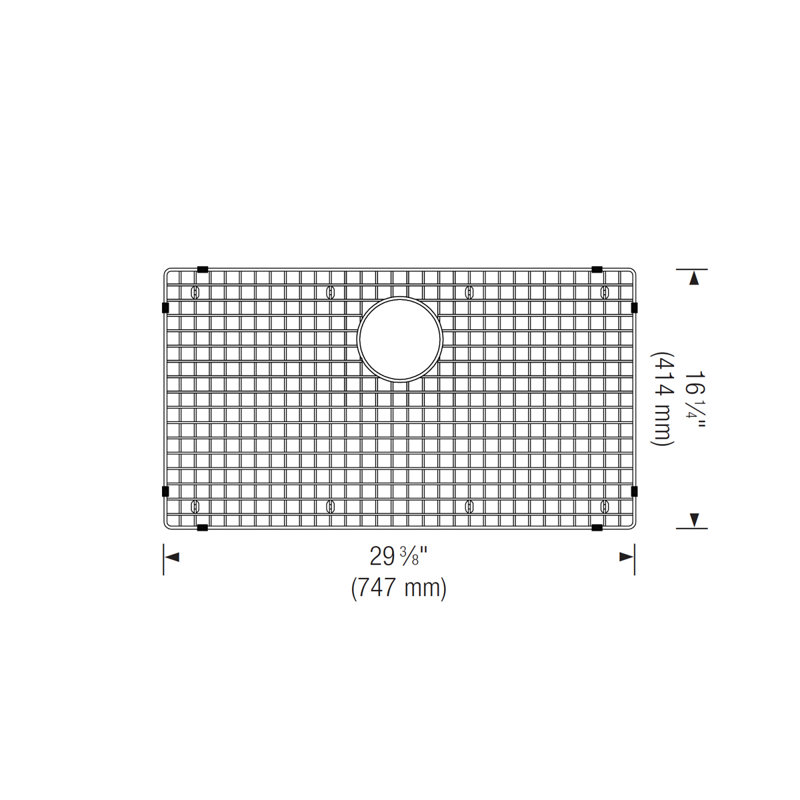 Blanco Precision 29 L X 16 W Sink Grid Reviews Wayfair