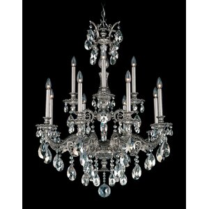 Milano 12-Light Candle-Style Chandelier