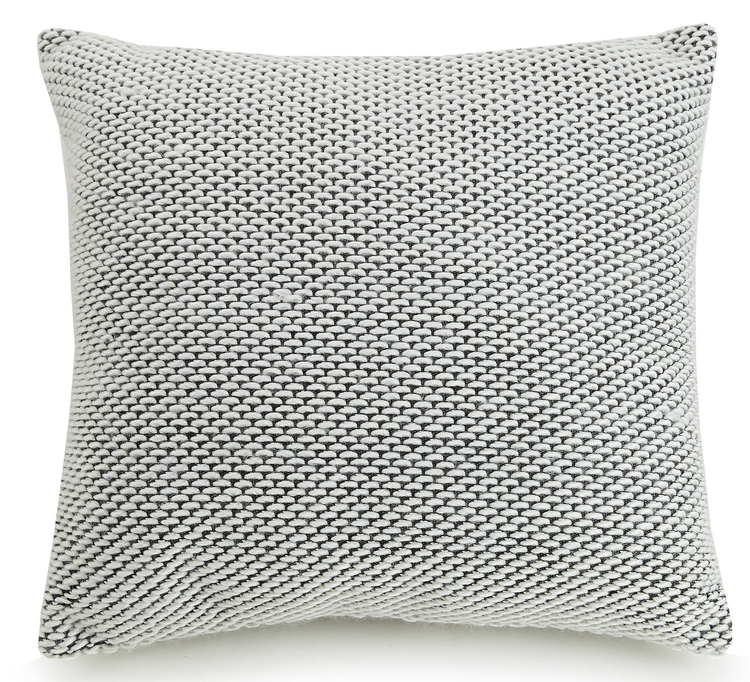 grey textured throw pillows