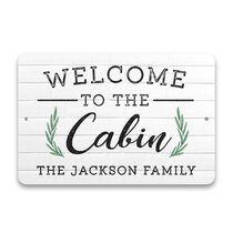 WOOD PERSONALIZED VINTAGE/TRADITIONAL CABIN SIGNS  9 DESIGNS  FREE SHIPPING! 