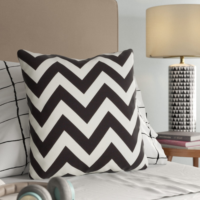 Wrought Studio Mccullough Chevron Throw Pillow Reviews Wayfair