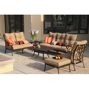 Go to store & view more images Lanesville 4 Piece Sofa Set with Cushions by Darby Home Co