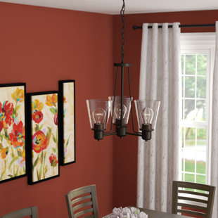Go to store & view more images Selinsgrove 3-Light Shaded Chandelier by Red Barrel Studio