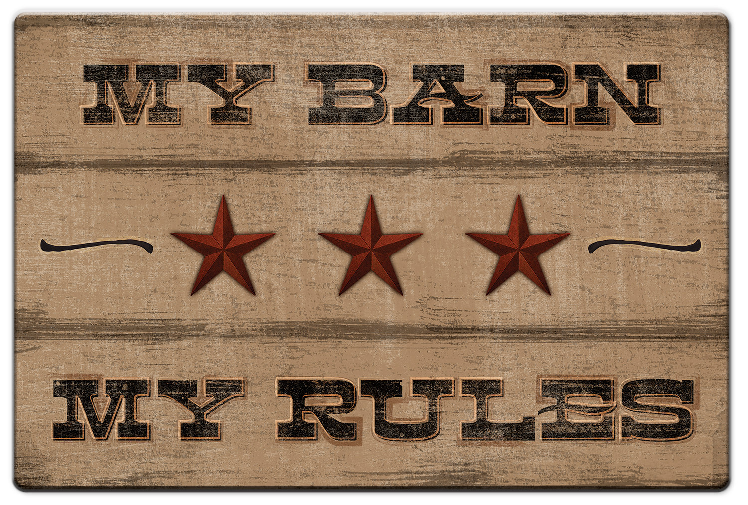 Millwood Pines Cusack My Barn My Rules Anti Fatigue Mat Wayfair