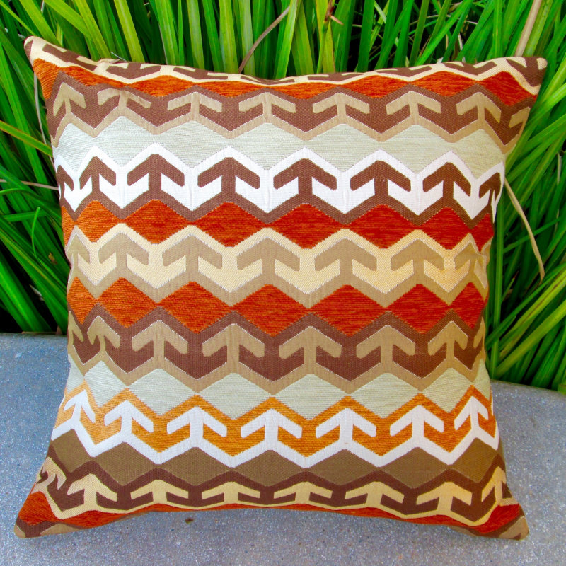 Artisan Pillows Geometric Arrow In Southwestern Country Cabin