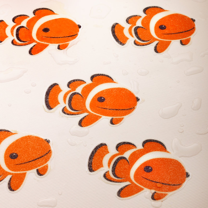 Slipxsolutions Clownfish Tub Tattoo Plastic Vinyl Non Slip Shower
