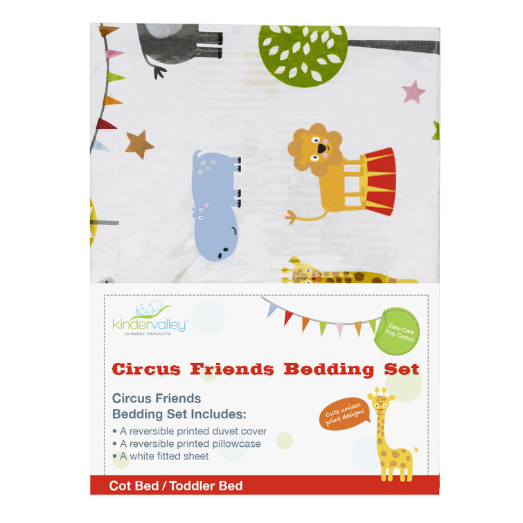 circus cot bedding