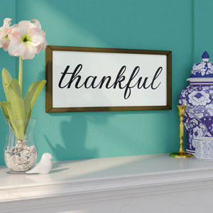 Rustic Thankful Sign Wall Du00e9cor