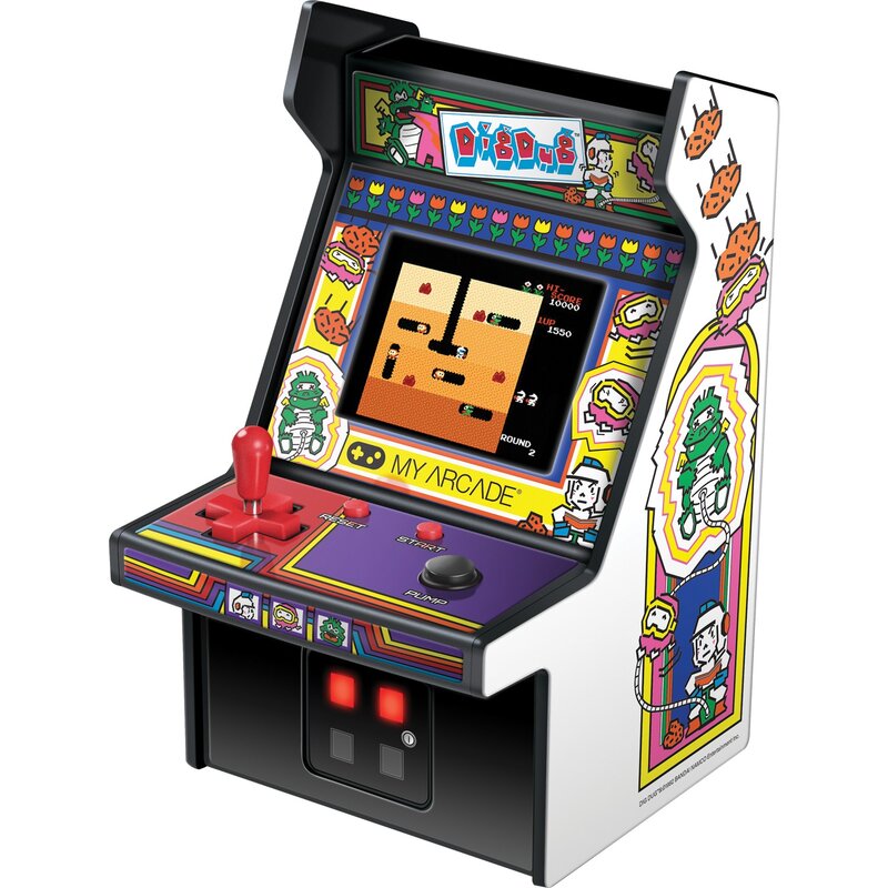 My Arcade Dig Dug Micro Player Handheld Game Wayfair