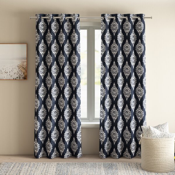 Rosdorf Park Emma-Anne Polyester Room Darkening Curtain Pair & Reviews ...