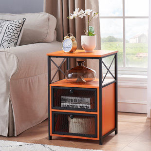 orange nightstand