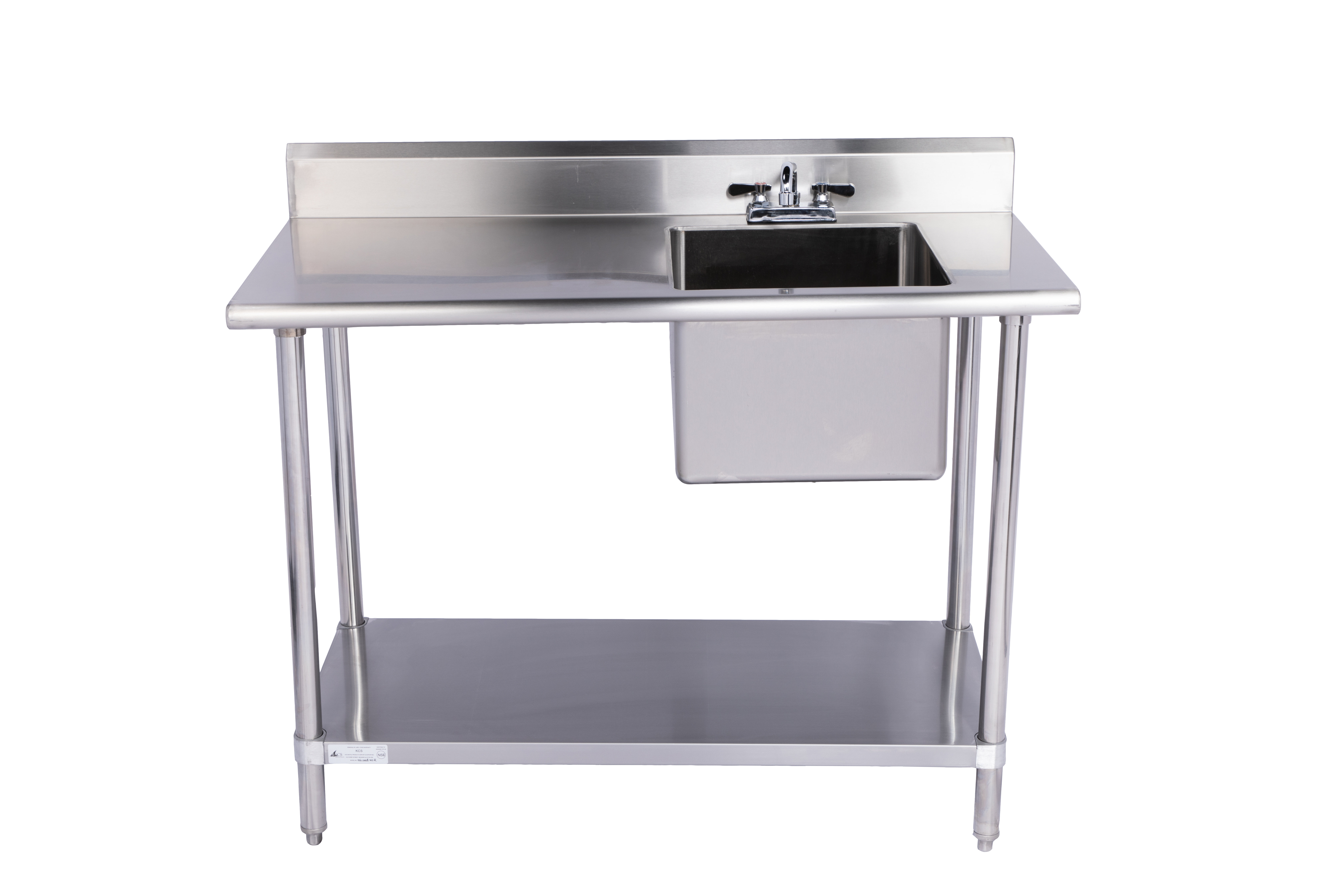 Restaurant Supply Depot 48" L x 24" W Free Standing Bar Sink with