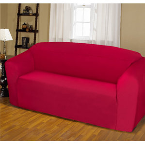 Jersey Box Cushion Sofa Slipcover by K..