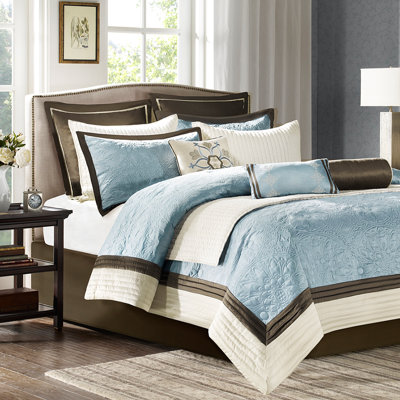 Juliana 9 Piece Charmeuse Comforter Set