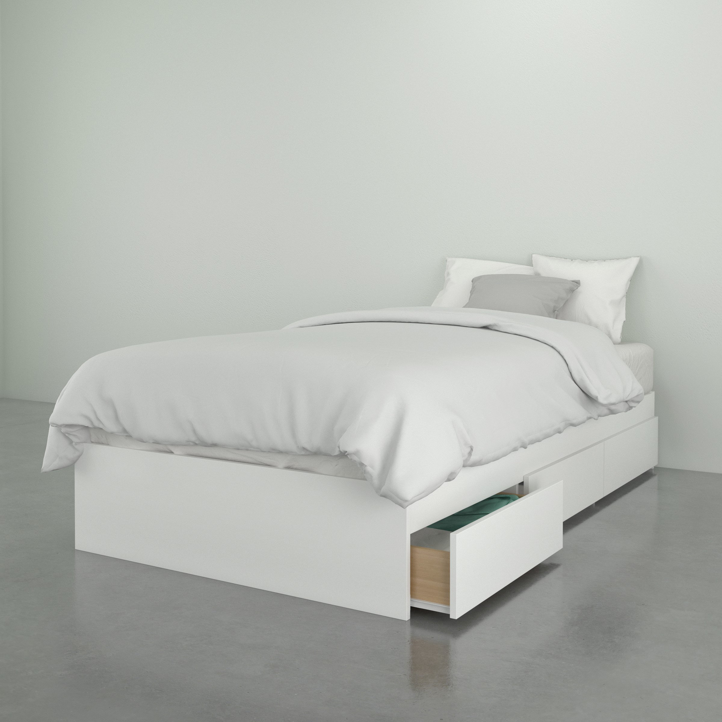 Mack Milo Ralston Twin Platform Bed With 3 Drawers Reviews
