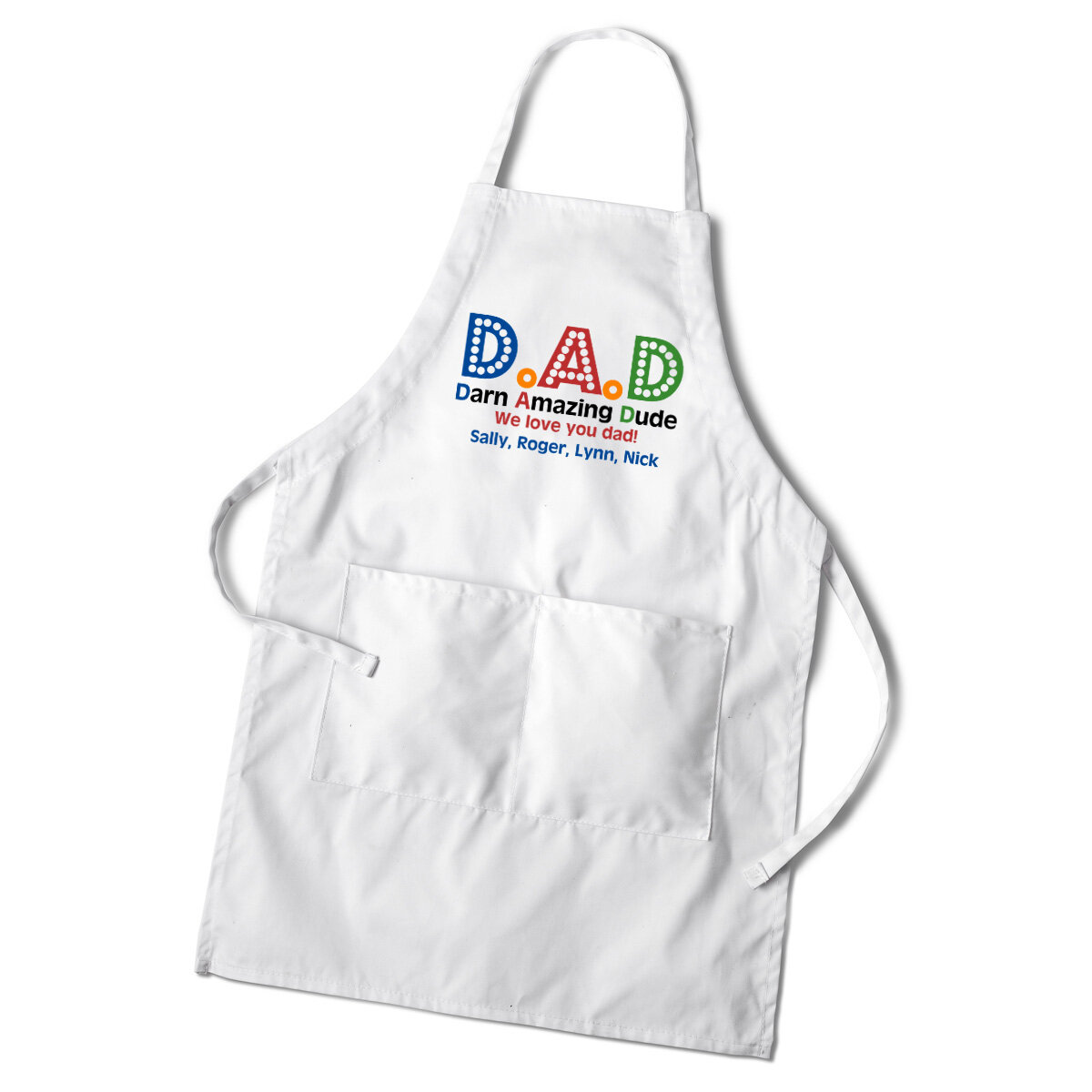 Mens Custom Apron BBQ First Name Steve Fathers Day Gift Present Funny