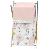 pink hamper for nursery