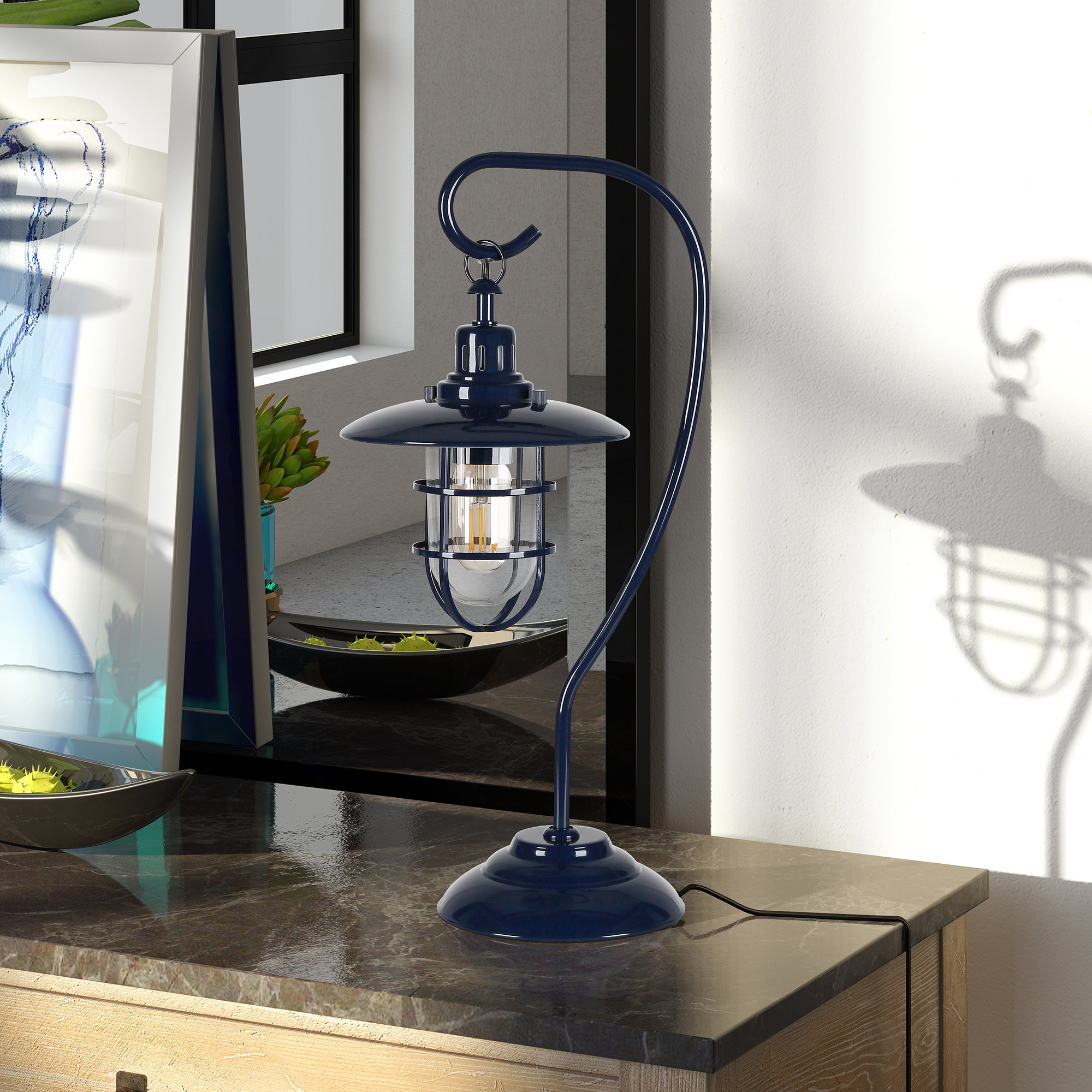 nautical end table lamps