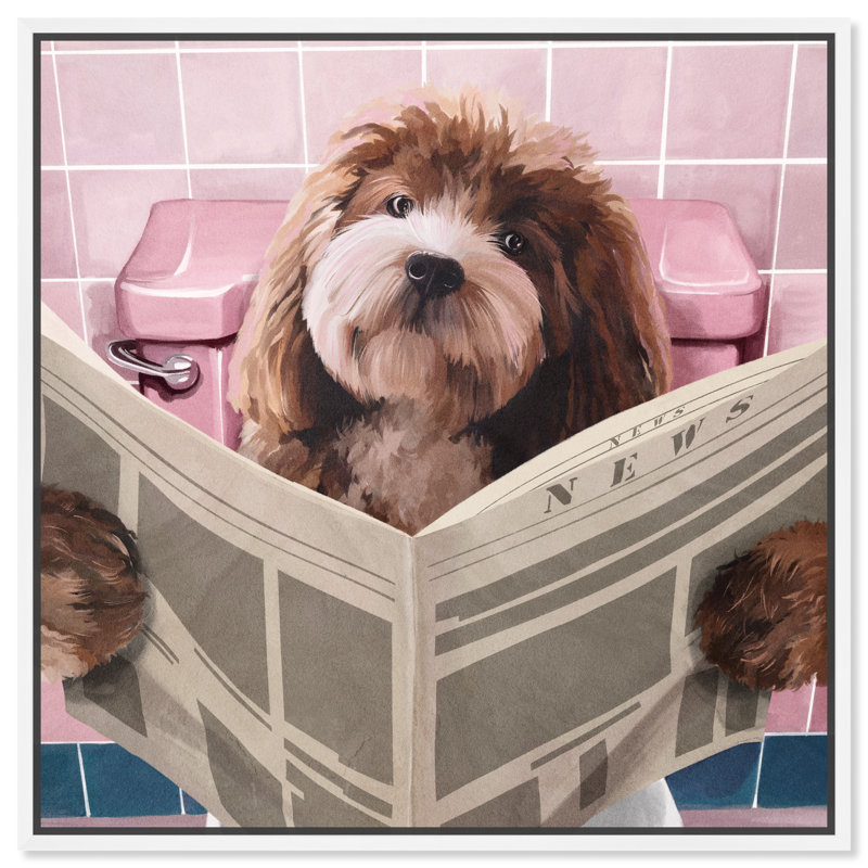 Lab Time Pupp II - Painting on Canvas
