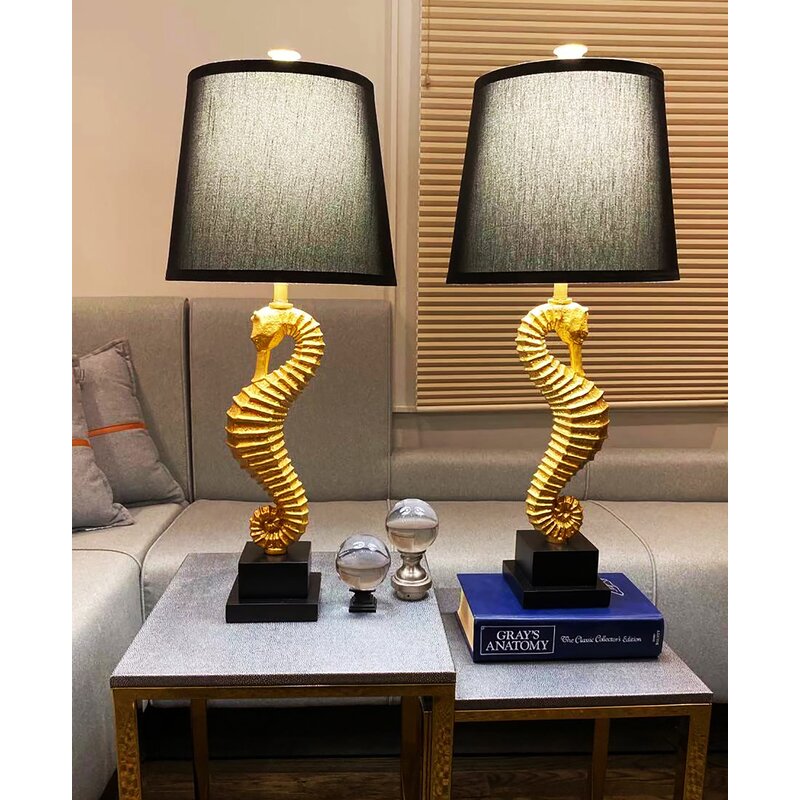 seahorse table lamp