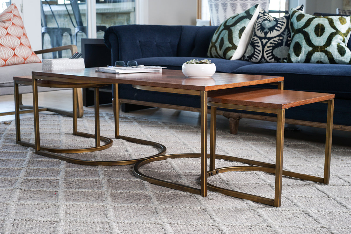 Hives Honey Haven Home Lincoln Nesting 3 Piece Coffee Table Set Haven Home Lincoln Nesting 3 Piece Coffee Table Set
